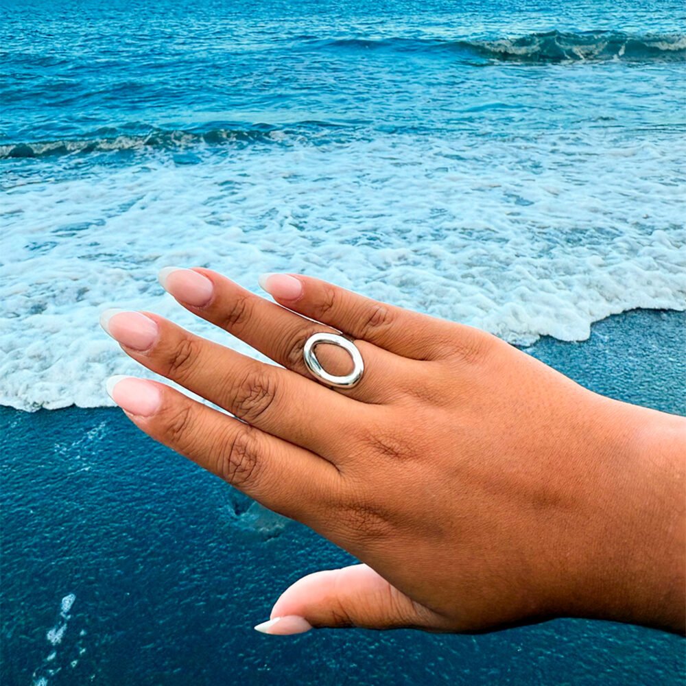 Anillo Vínculo Plateado - Imagen 2