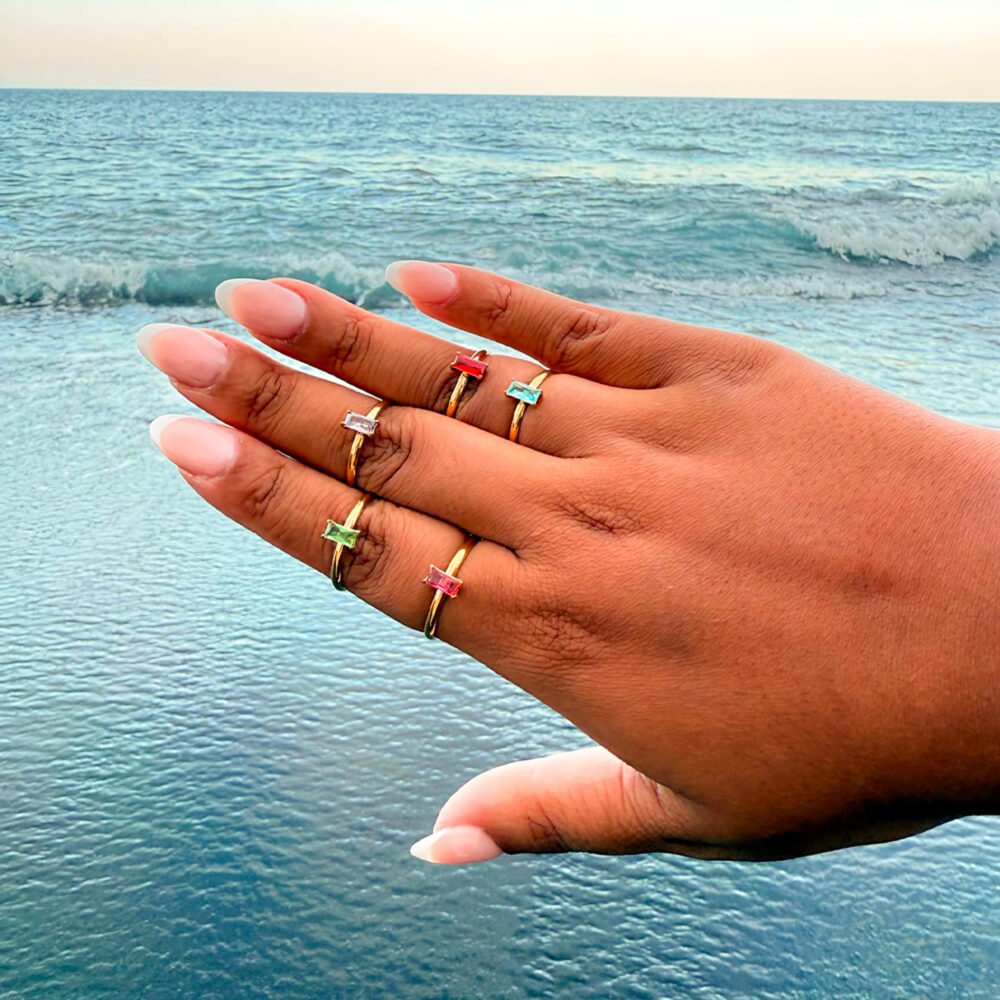 Anillo Arcoíris Rosa - Imagen 2