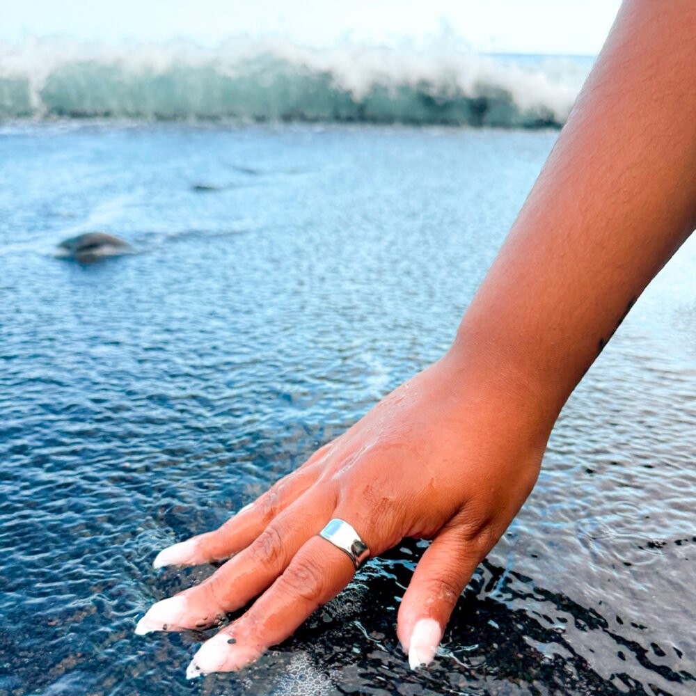 Anillo Onyx Plateado - Imagen 2