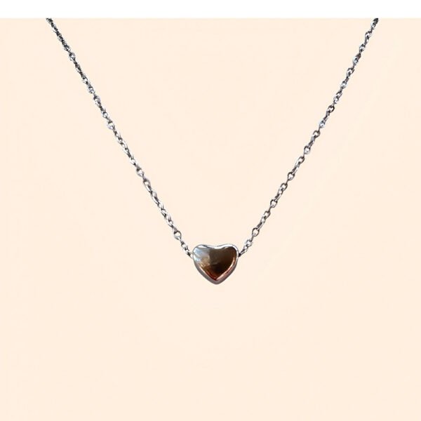 Collar Latido Plateado