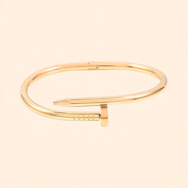 Pulsera Clavo Dorada