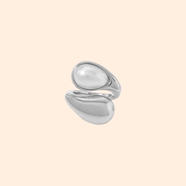 Anillo Cúpula Plateado