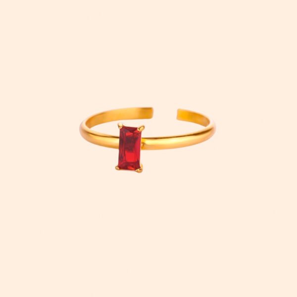 Anillo Arcoíris Rojo