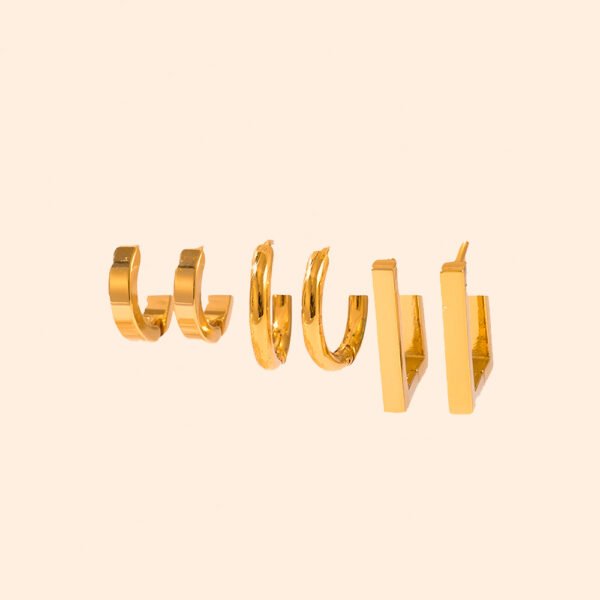 Pendientes Esencial Dorados