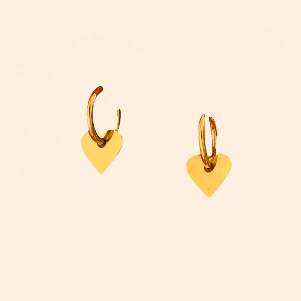 Pendientes Aros Corazón